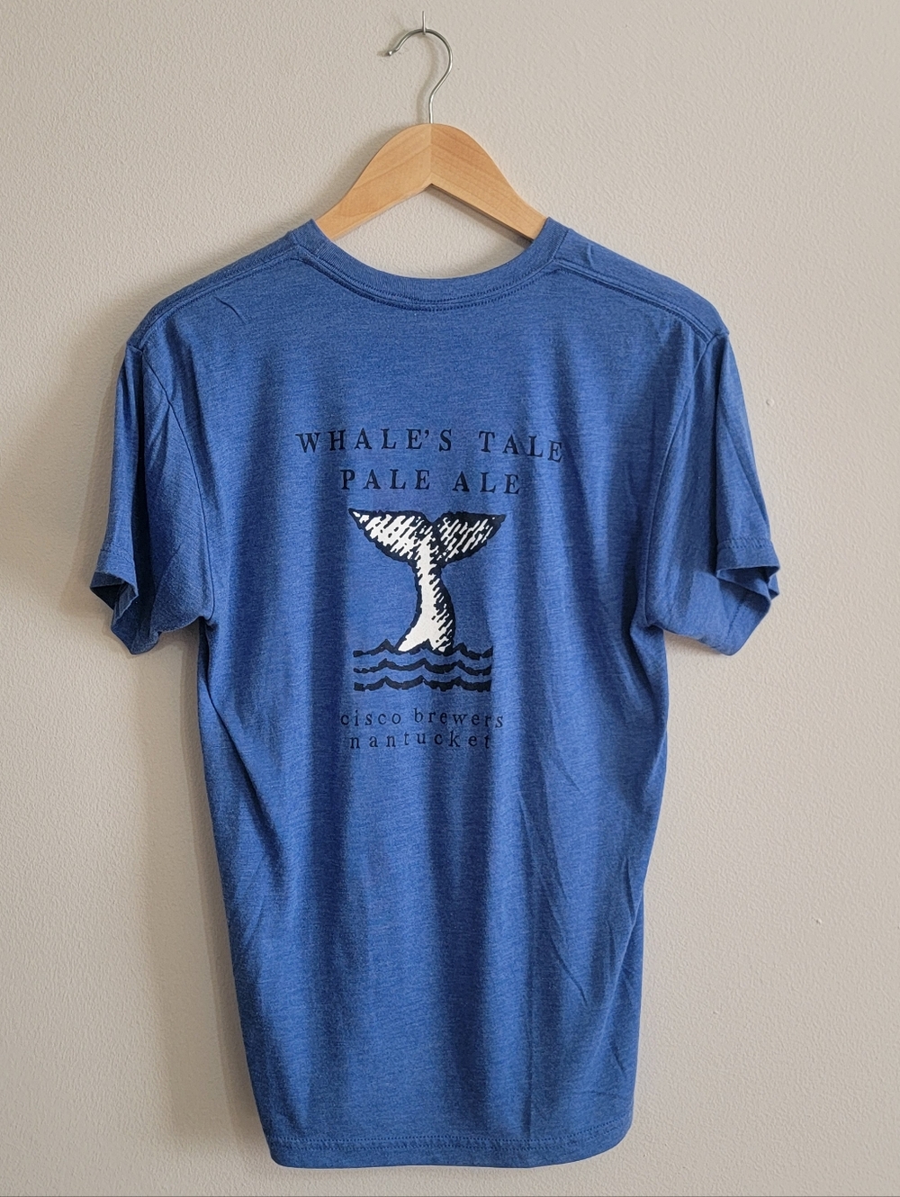 Whale's Tale Pale Ale Graphic Tee - Blue